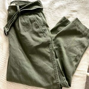 Target- A New Day army green pants with adjustable belt